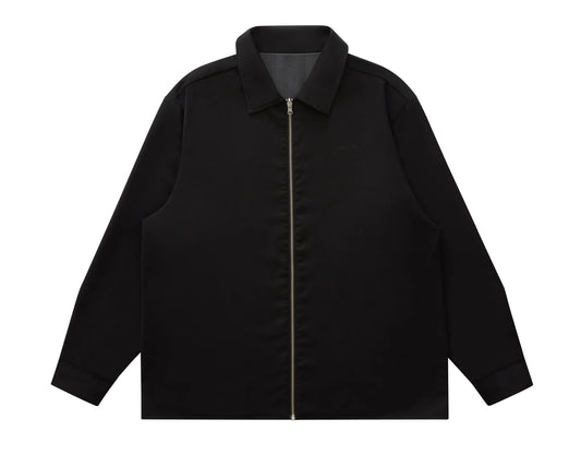 REVERSIBLE WOOL OVERSHIRT