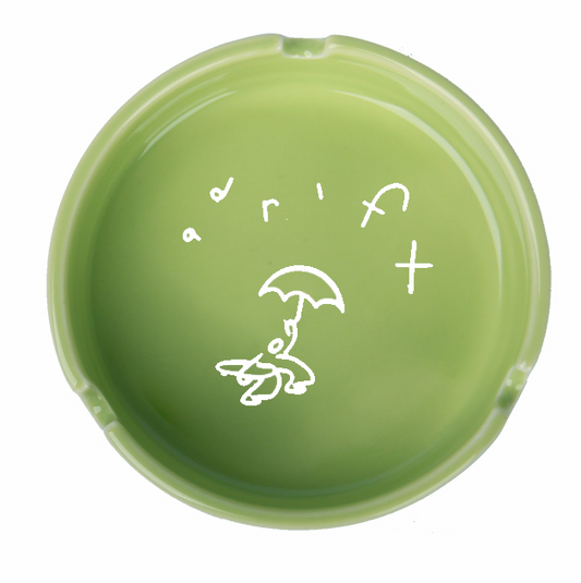 Rain Fall Ashtray Pistachio