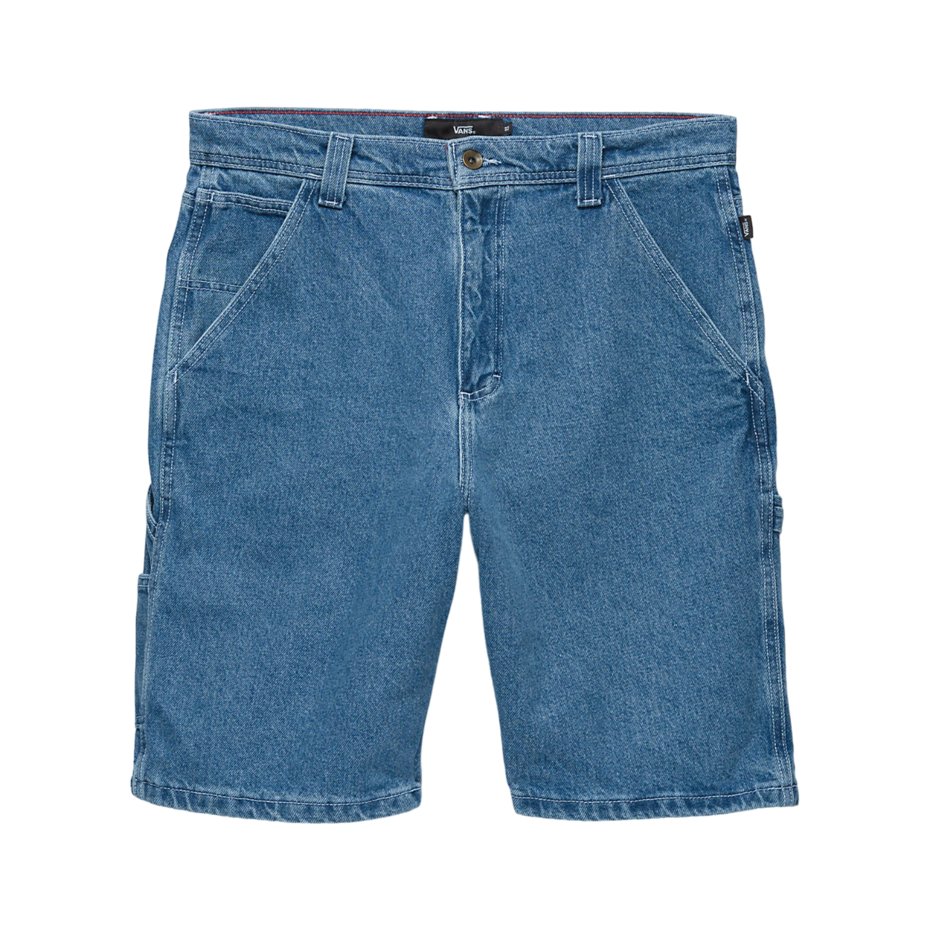 Drill Chore Loose Denim Short Stone Wash