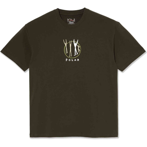 Polar Gang Tee Brown
