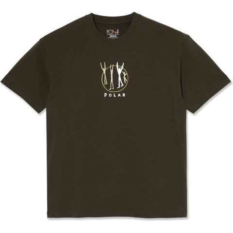 Polar Gang Tee Brown