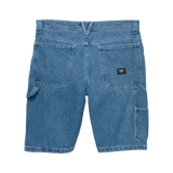 Drill Chore Loose Denim Short Stone Wash