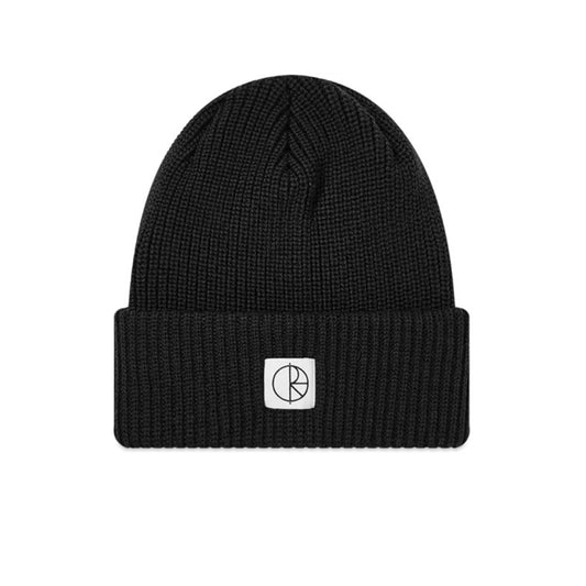 Double Fold Merino Beanie Black