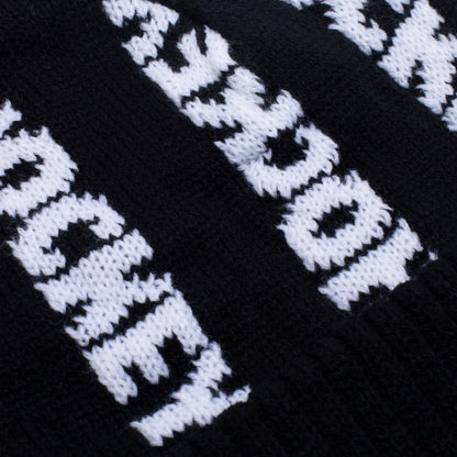 Bob Beanie Black White