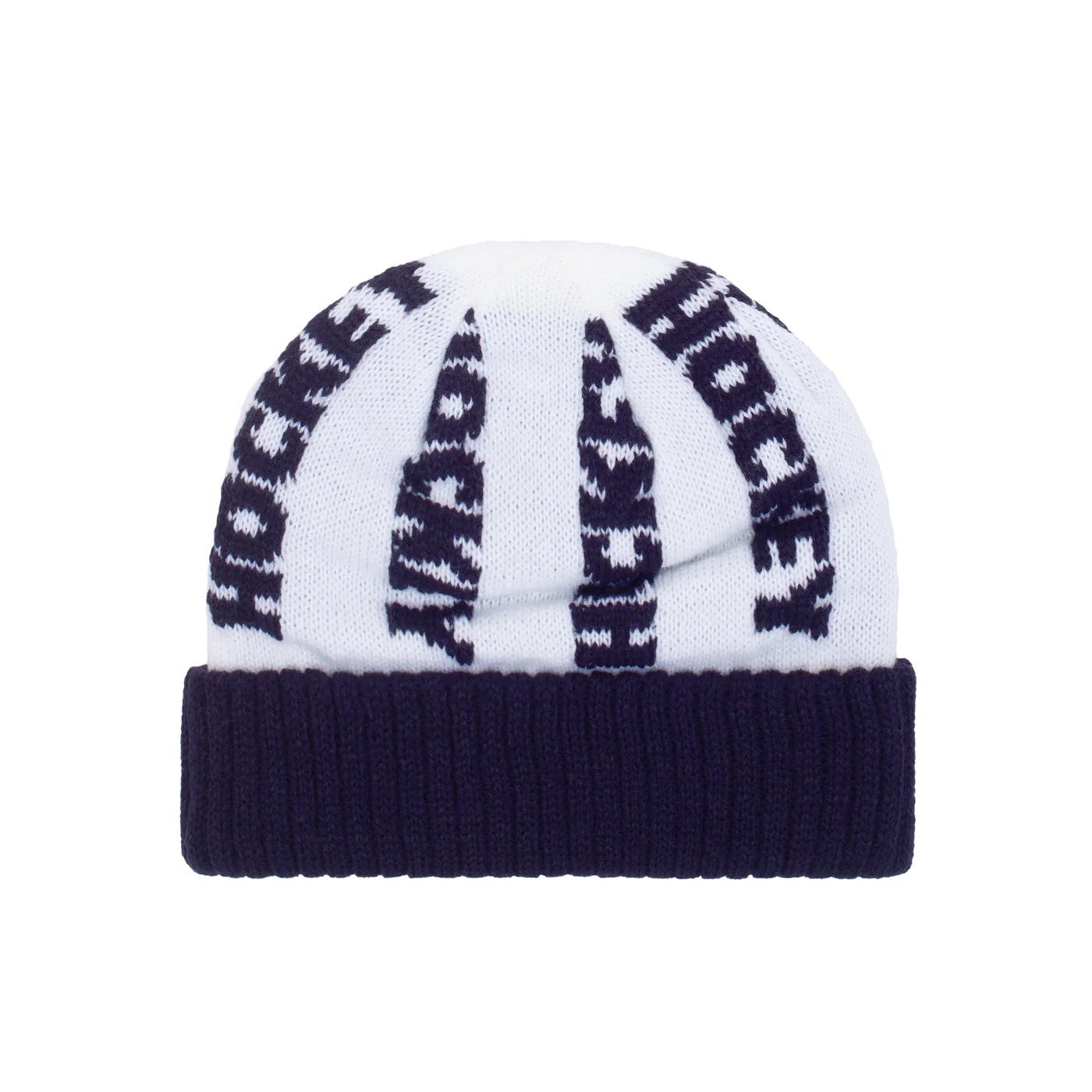 Bob Beanie Navy White