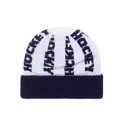 Bob Beanie Navy White