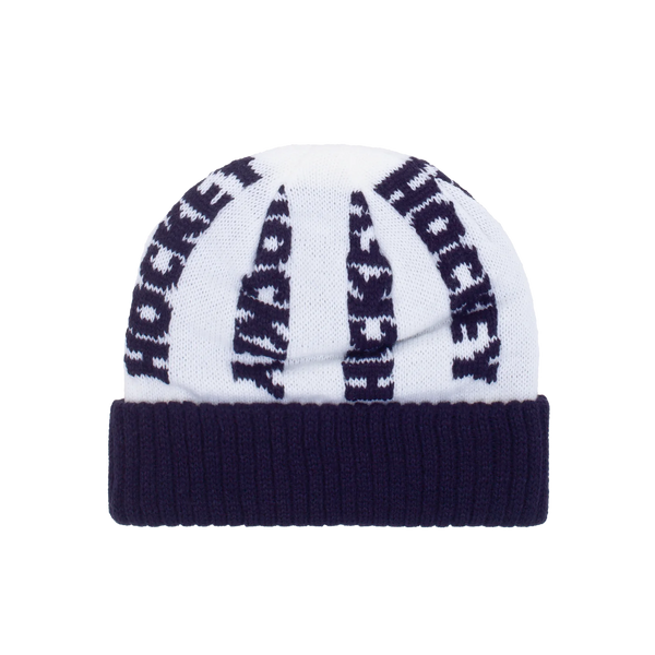 Bob Beanie Navy White