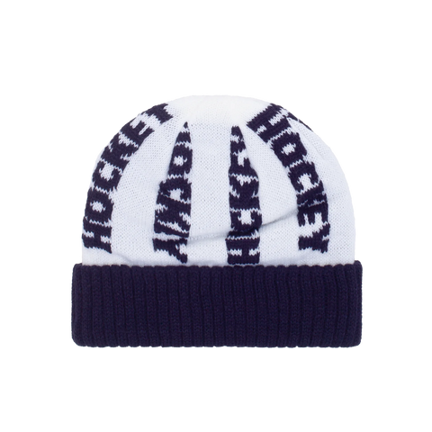 Bob Beanie Navy White