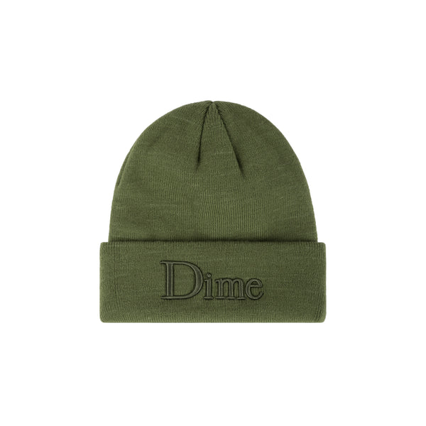 Dime Classic 3D Beanie Olive Green