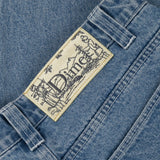 Dime Baggy Denim Pants Washed Blue