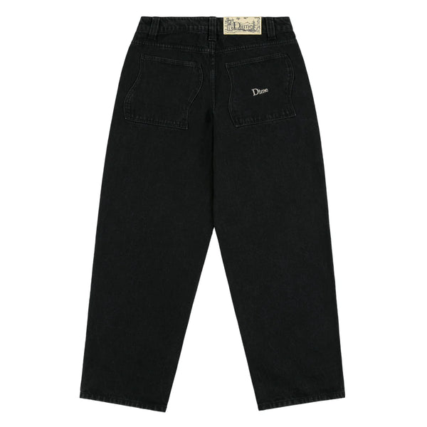 Denim Baggy Pants Black Washed