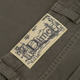 Baggy Denim Pants Military Washed