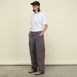 Baggy Corduroy Pants Charcoal Blue