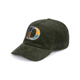 D Chenille Corduroy Cap Deep Forest