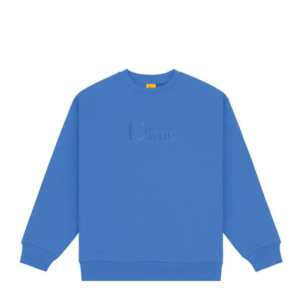 Classic Small Logo Crewneck Sonic Blue