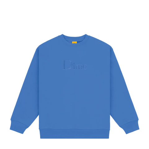 Classic Small Logo Crewneck Sonic Blue