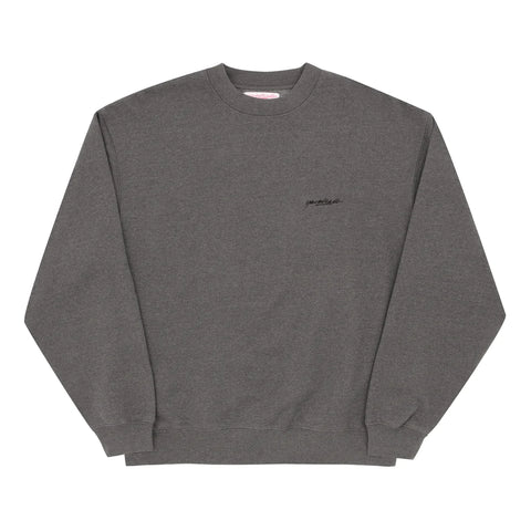 Script Crewneck Grey