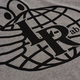 LRAB Atlas Monogram Zip Hoodie Heather Grey