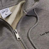 LRAB Atlas Monogram Zip Hoodie Heather Grey