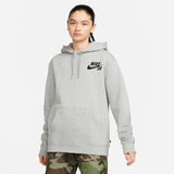 Icon Pull Over Hoodie Grey