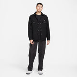 Padded Flannel Jacket Black Off Noir White