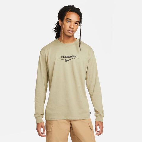 Nike SB Men's Long-Sleeve Skate T-Shirt Neutral Olive