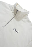 Quarter Zip Sweatshirt Cream