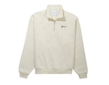 Quarter Zip Sweatshirt Cream