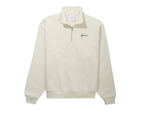 Quarter Zip Sweatshirt Cream