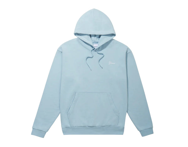 Script Hoodie Powder Blue