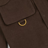 Corduroy Cargo Jacket Chocolate