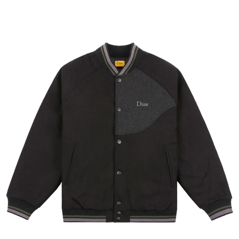 Letterman Wool Jacket Black