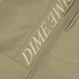Quilted Hooded Jacket Khaki