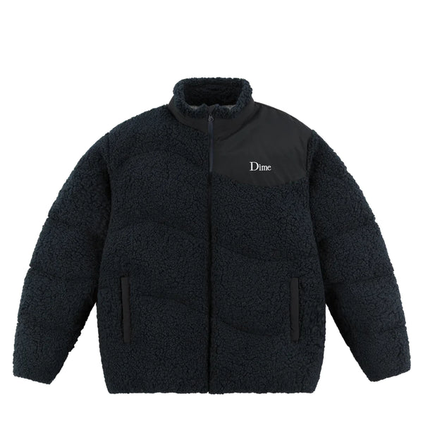 Sherpa Puffer Jacket Navy
