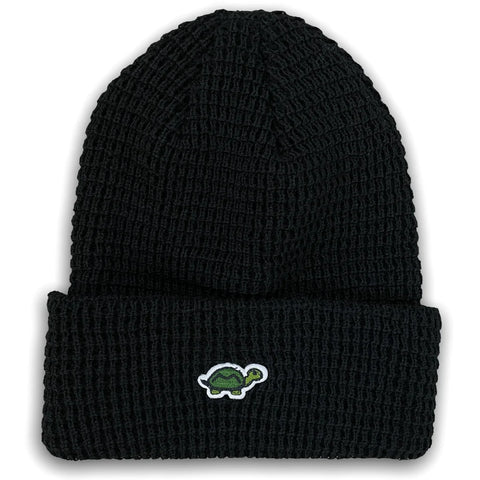 Lamehra Waffle Beanie Black