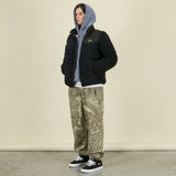 Sherpa Puffer Jacket Navy
