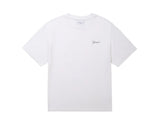 Script Tee White