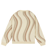 Lightwave Knit Cardigan Cream