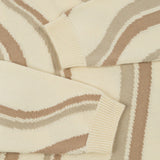 Lightwave Knit Cardigan Cream
