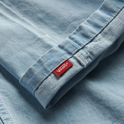 Range Denim Loose Tapered Elastic Pant Light Stonewash