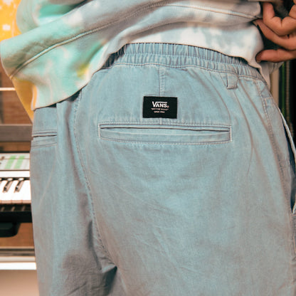 Range Denim Loose Tapered Elastic Pant Light Stonewash