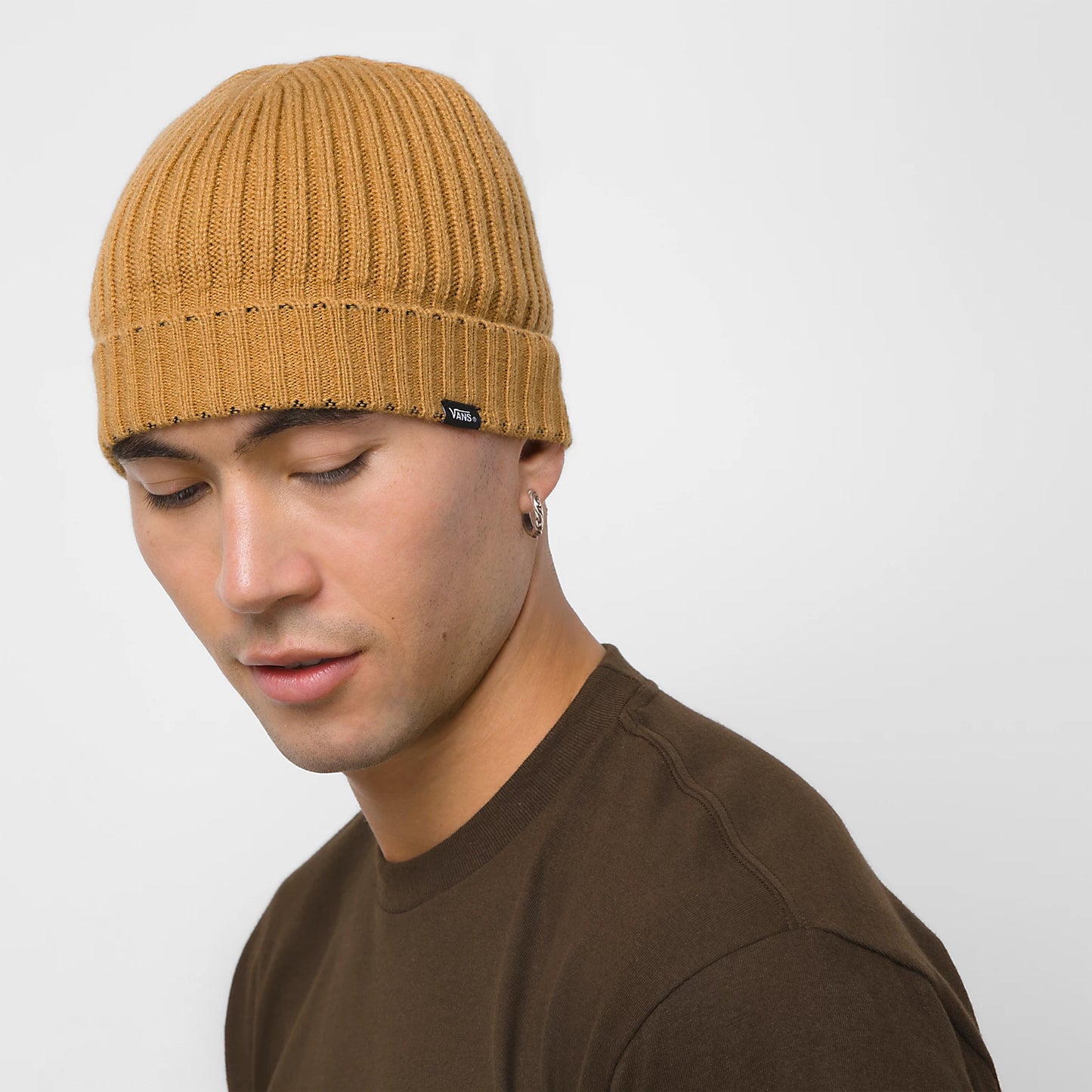Vans Shallow Cuff Beanie Bone Brown