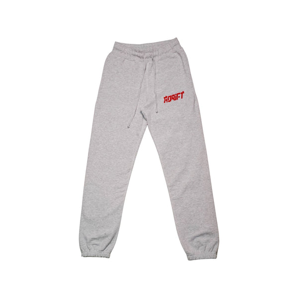 Anime Script Logo Sweatpants Heather Grey