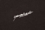 Script Crewneck Black