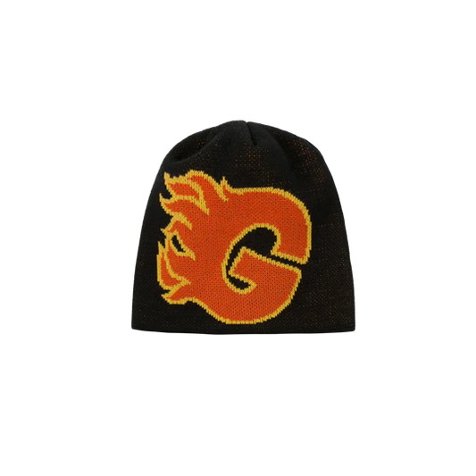Flames Toque Black
