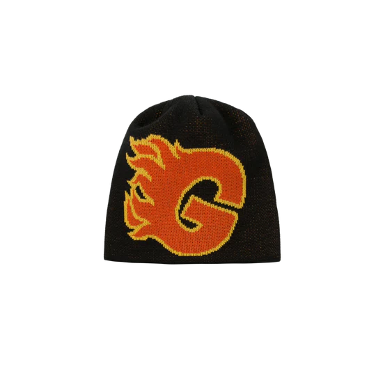 Flames Toque Black