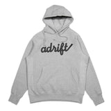 Adrift Script Hoodie Grey