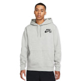 Icon Pull Over Hoodie Grey