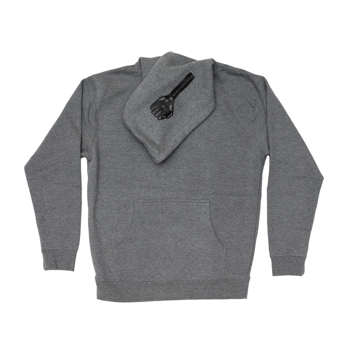 Side Print Hoodie Grey