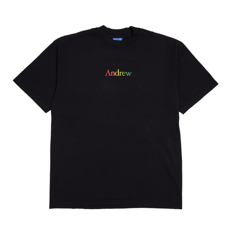 Mini Logo Gradient Tee  Black